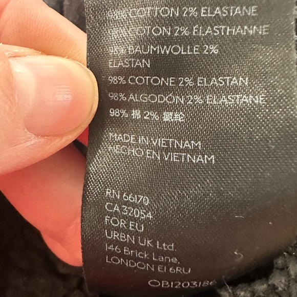 BDG High Rise Baggy Corduroy Pants-Size 30-Black - Picture 6 of 8